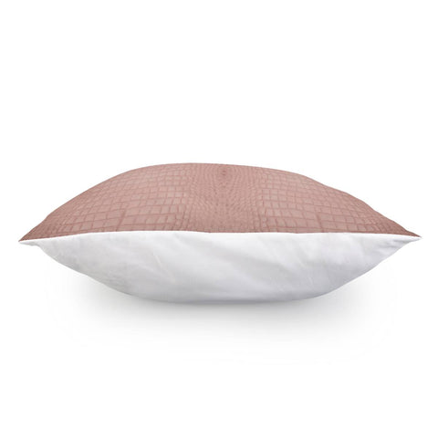 Image of Pink Alligator Print Pillow Cover