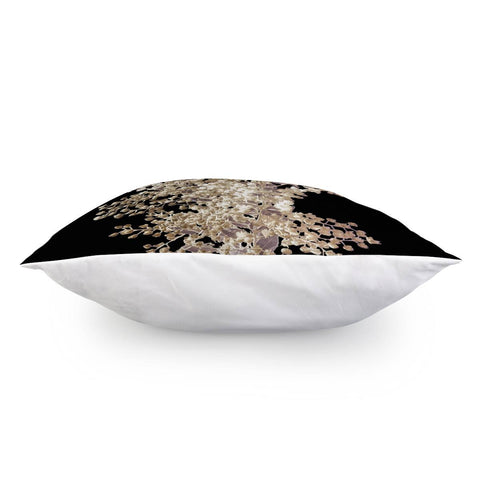 Image of Botanical Motif Minimalistic Style Artwork Pillow Cover