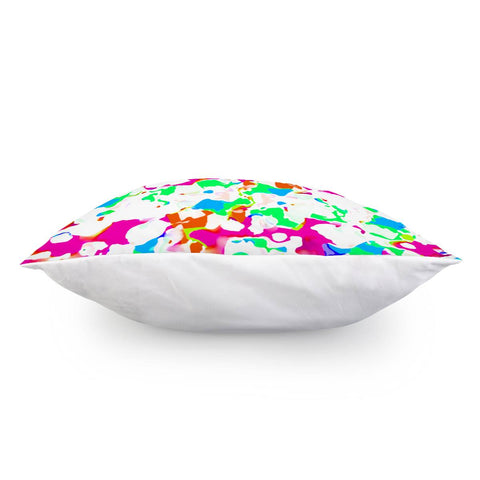 Image of Vibrant Multicolored Abstract Print Pillow Cover