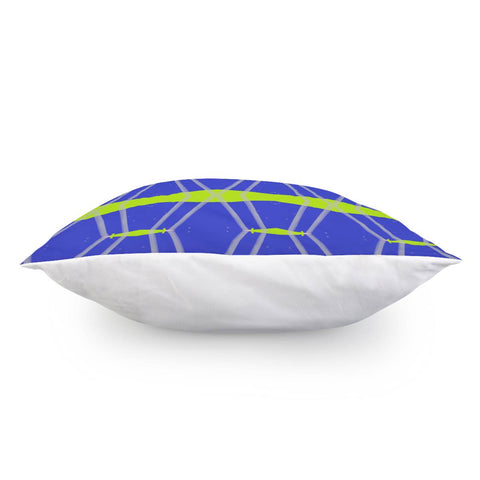 Image of Green And Blue Pattern Pillow Cover