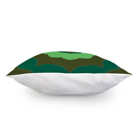 Image of Brown And Green Pattern Pillow Cover