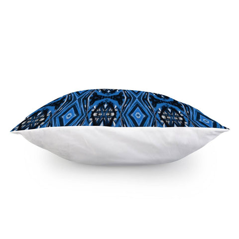 Image of Blue Tribal Print Pillow Cover