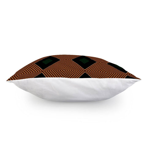 Image of Brown And Black Textured Pattern Pillow Cover