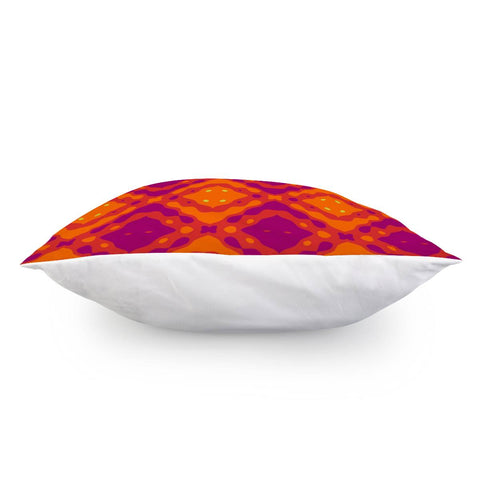 Image of Orange And Purple Shapes Pillow Cover