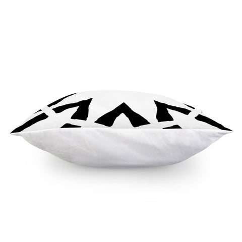 Image of Black And White Pattern Pillow Cover