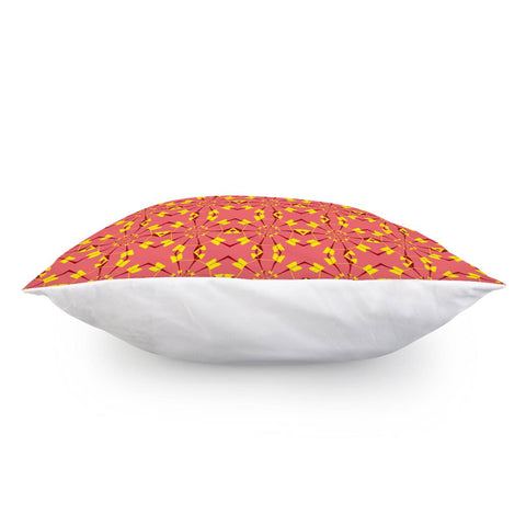 Image of Pink And Yellow Pattern Pillow Cover