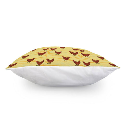 Image of Chicken Pattern Pillow Cover