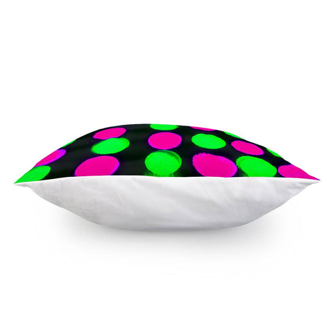 Image of Chartreuse & Pink Dots Pillow Cover