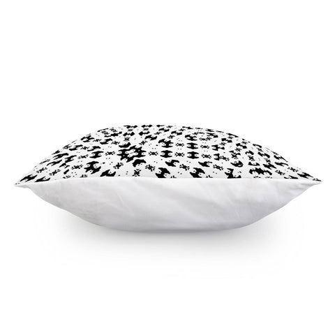 Image of Black And White Ethnic Print Pillow Cover