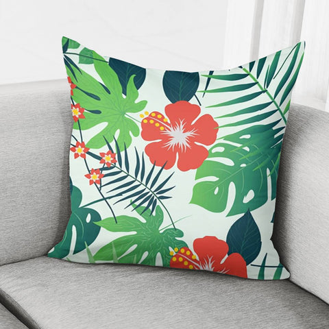 Image of Tropical Flowers Pillow Cover