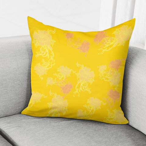 Image of Yellow Pillow Cover