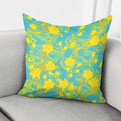 Image of Blue Pillow Cover