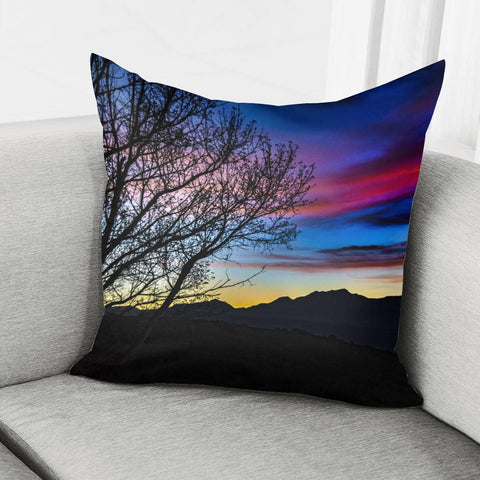 Image of Sunset Landscape Scene, San Juan Province, Argentina Pillow Cover