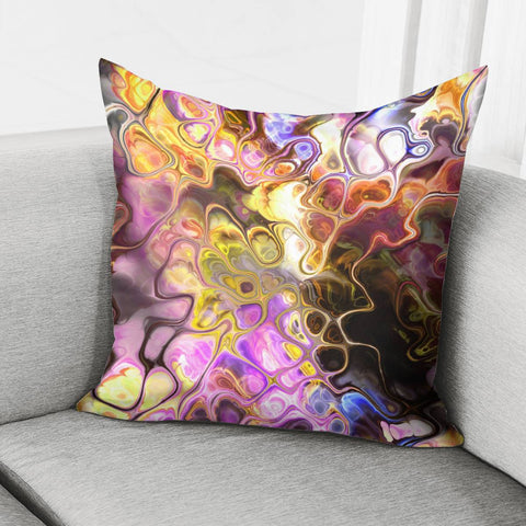 Image of Colorful Marble Design Pillow Cover