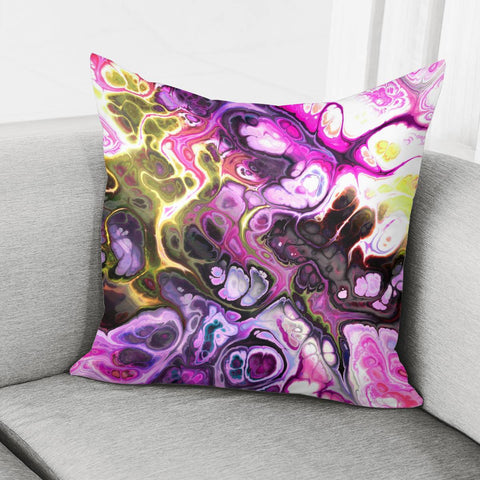 Image of Colorful Marble Design Pillow Cover