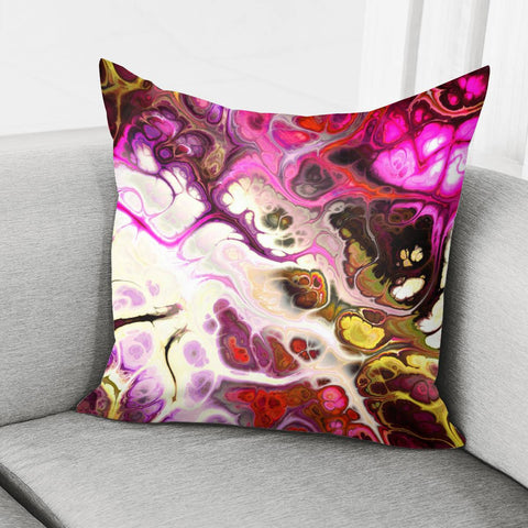 Image of Colorful Marble Design Pillow Cover