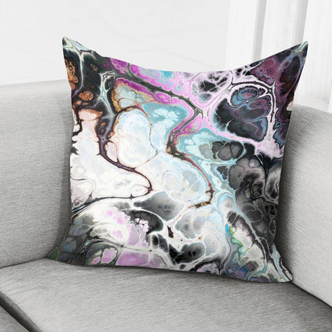 Image of Colorful Marble Design Pillow Cover