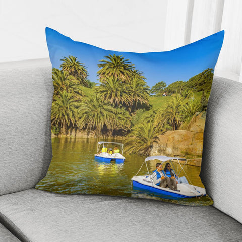 Image of Parque Rodo Park, Montevideo, Uruguay Pillow Cover