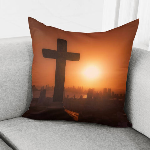 Image of Cartagena De Indias, Colombia, Aerial View Pillow Cover