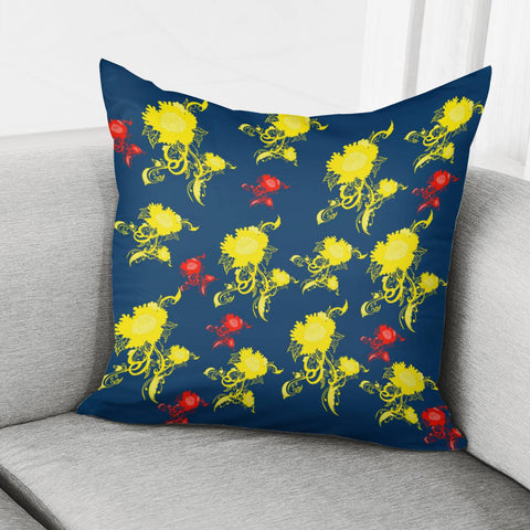 Image of Blue Pillow Cover