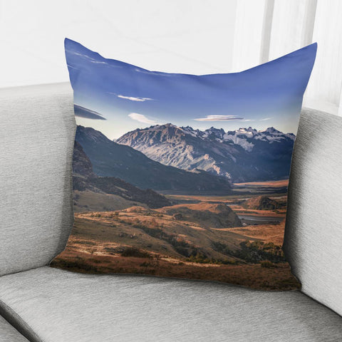 Image of Mountain Patagonian Landscape, Santa Cruz, Argentina Pillow Cover