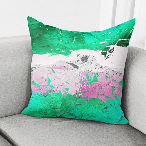 Image of Crackling Green Pillow Cover