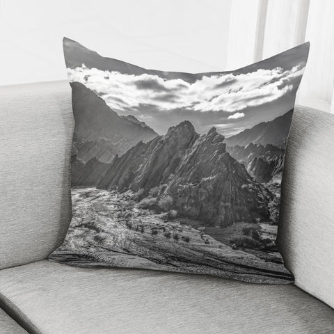 Image of Andean Landscape At Brava Lagoon Reserve, La Rioja, Argentina Pillow Cover