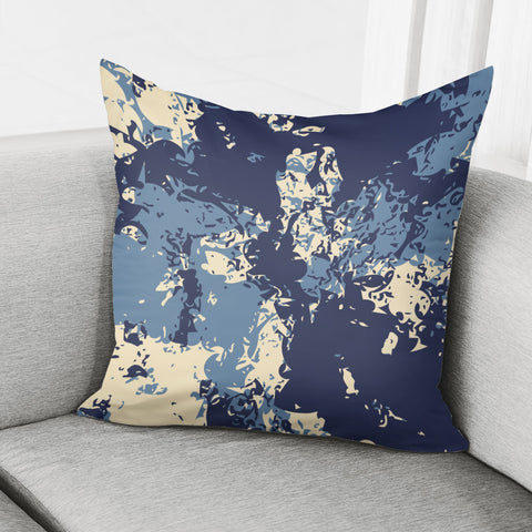 Image of Blue Depths, Niagara & Almond Oil Pillow Cover