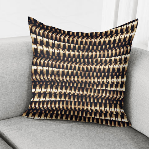 Image of Modern Tech Stripes Print Pillow Cover