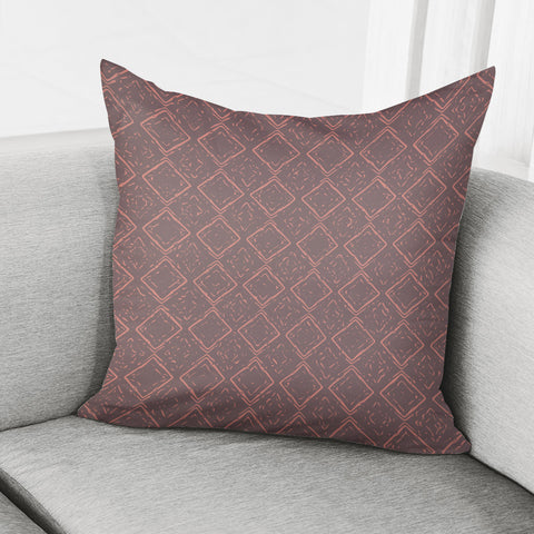 Image of Rose Taupe & Burnt Coral Pillow Cover