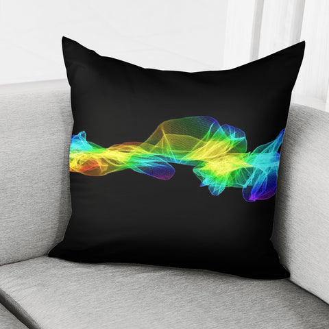 Image of Colorful Smoke Pillow Cover