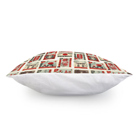 Image of Fancy Post Stamp Pattern Pillow Cover