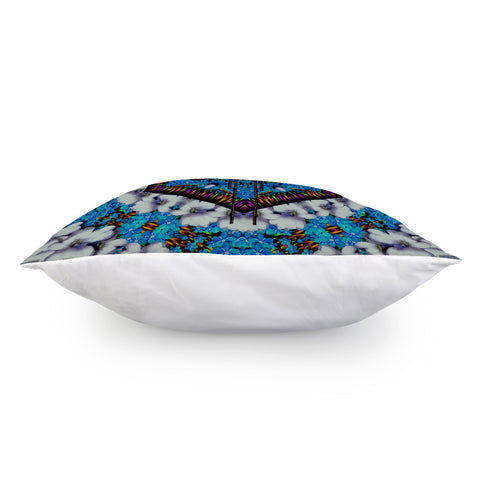 Image of Temple Mandala  Of Candle Lights And A Touch Of Summer Pillow Cover