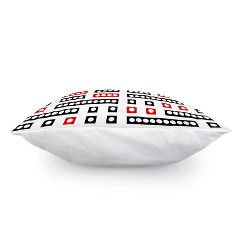 Image of Geometric Sequence Print Pattern Design Pillow Cover