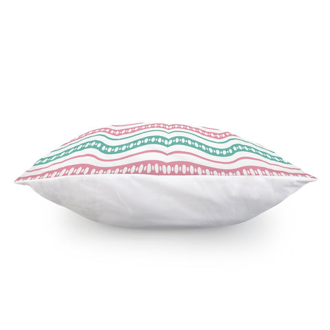Image of Waving Lines Vivid Print Pattern Pillow Cover