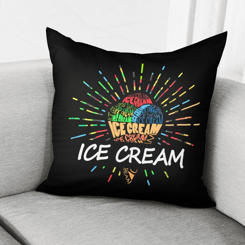 Image of Bursting Ice Cream Pillow Cover