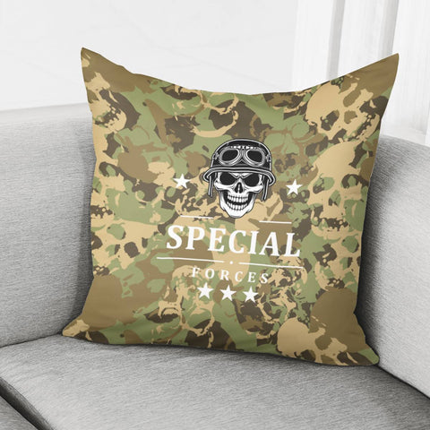 Image of Skeleton Army Pillow Cover