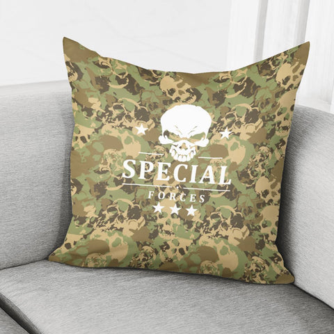 Image of Skeleton Army Pillow Cover