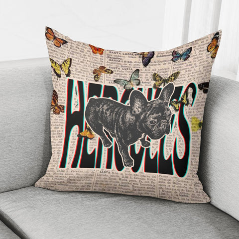 Image of Vintage Bulldogs Pillow Cover