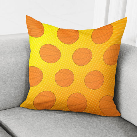 Image of Basketball Spots. Pillow Cover