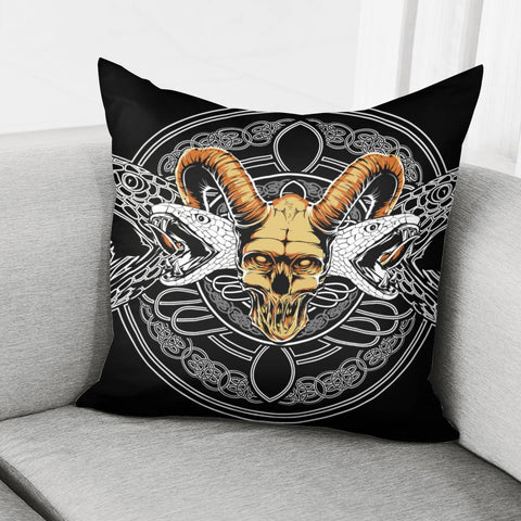 Image of Devil And Viper Pillow Cover