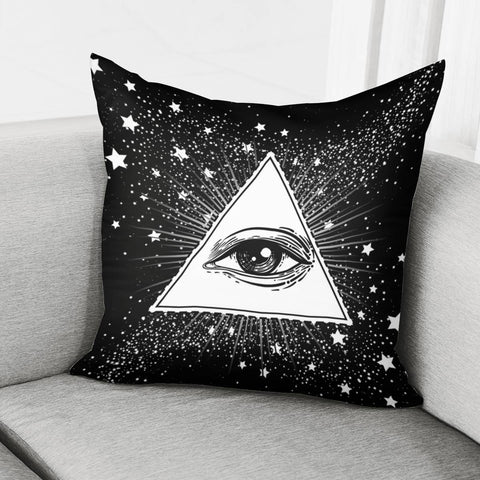 Image of Geometrical Star Eyes Pillow Cover