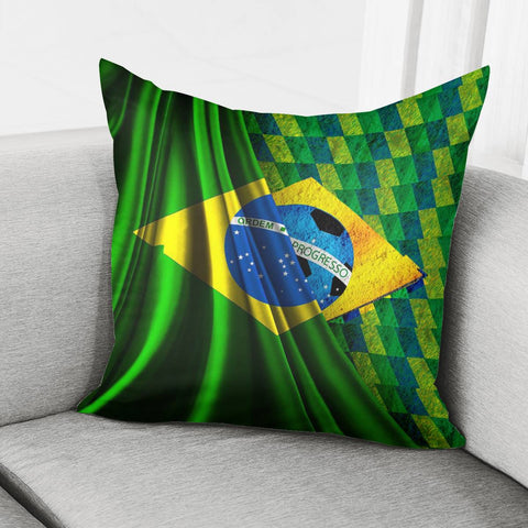 Image of Creative Football Design. Pillow Cover