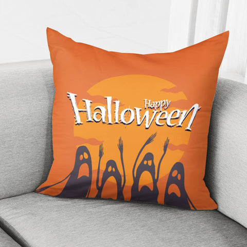 Image of Happy Halloween Pillow Cover