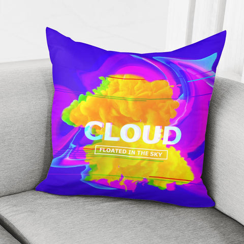 Image of Yellow Cloud Pillow Cover