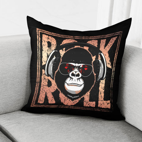 Image of Cool Rock Gorilla Pillow Cover