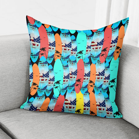 Image of Surfboard Pillow Cover