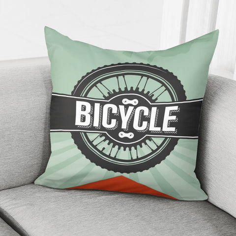 Image of Bicycle Pillow Cover