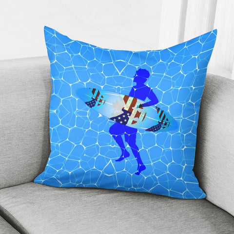 Image of Surfer Pillow Cover