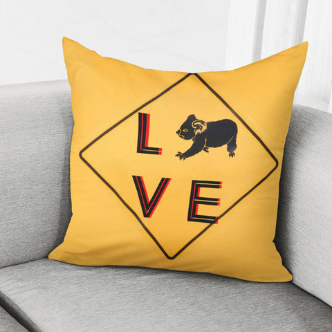 Image of Love &Amp; Koala Pillow Cover